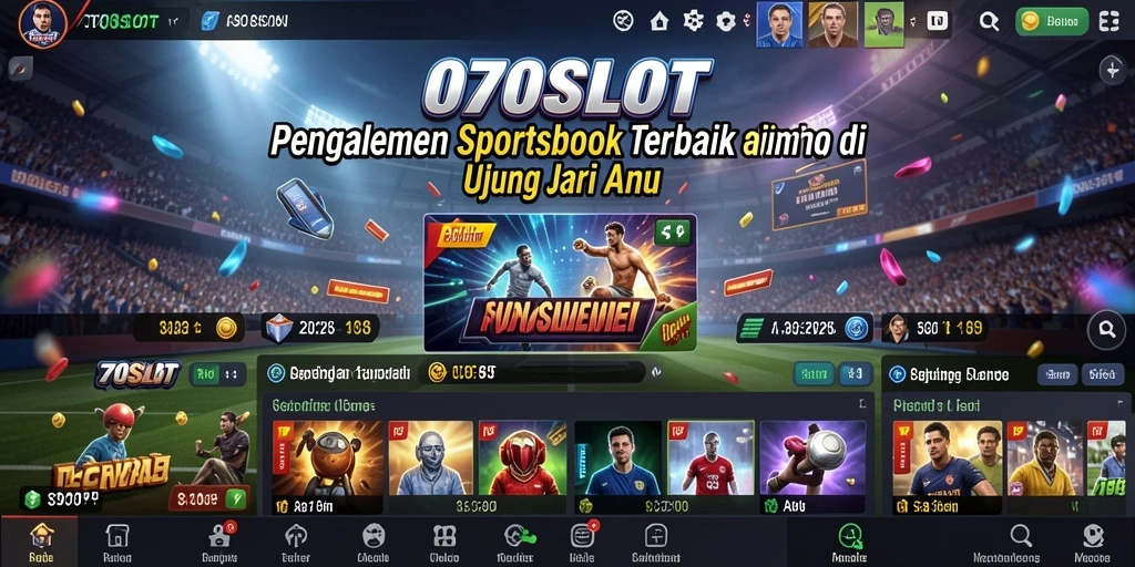 Screenshot dari gameplay 070SLOT yang menampilkan taruhan olahraga.