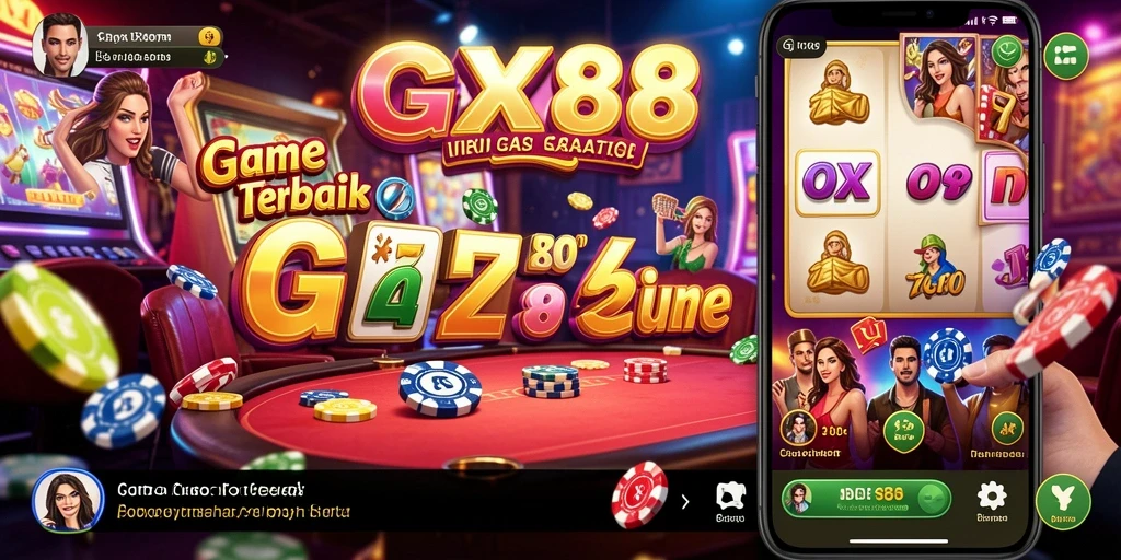 Tampilan aksi seru dalam permainan Kasino di GX88.